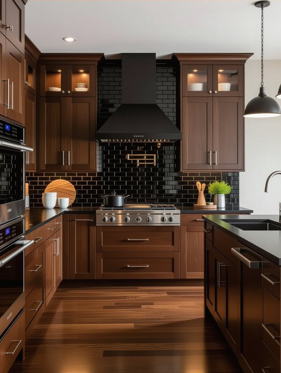 bold black brown elegance