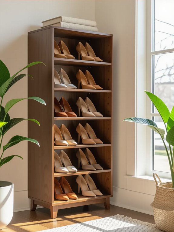 compact stylish shoe storage