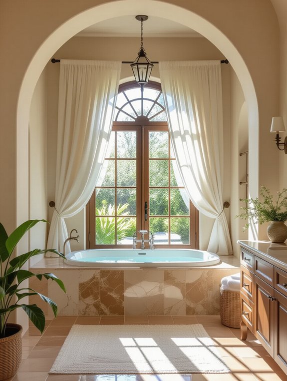 graceful arched doorways and windows