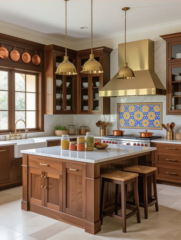 harmonious open kitchen design