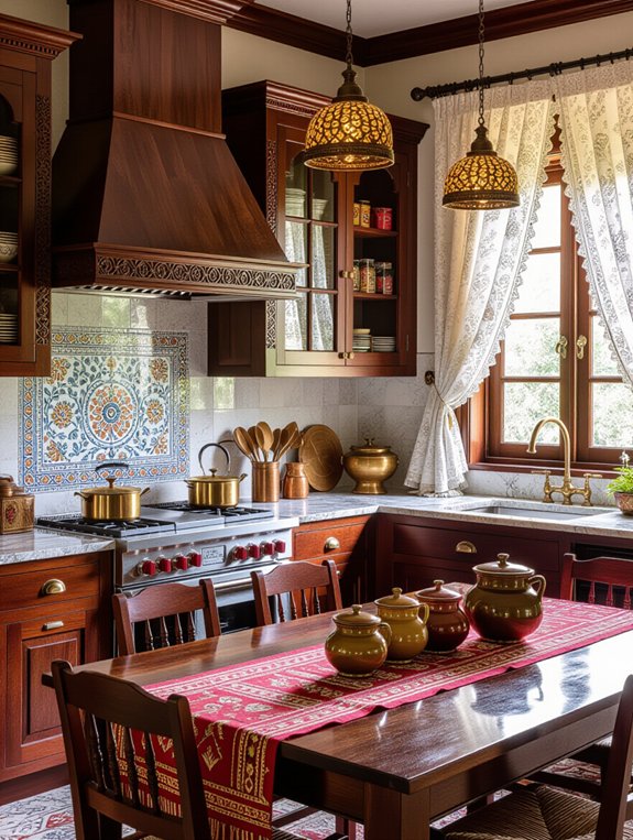 authentic wooden kitchen warmth