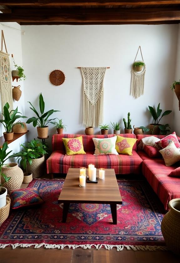 handwoven vintage rug