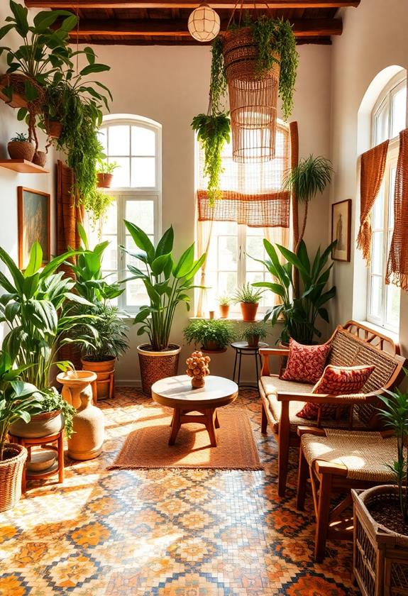 colorful mosaic tile design