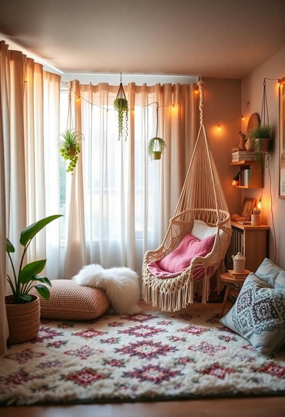 comfortable reading nook