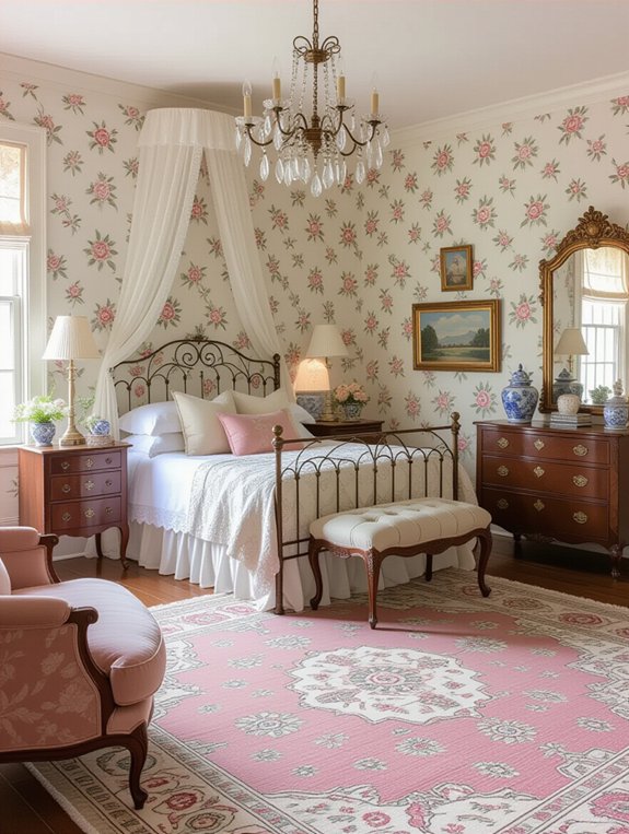 vintage rugs enhance decor