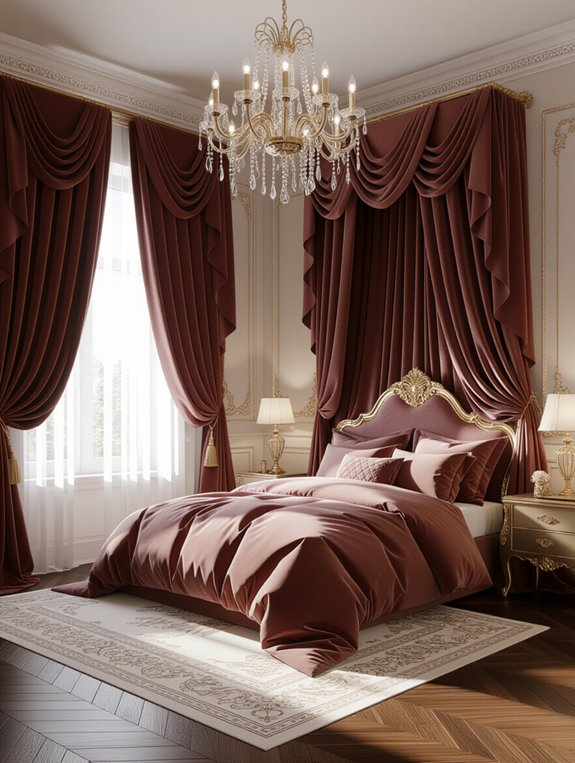 luxurious window treatments