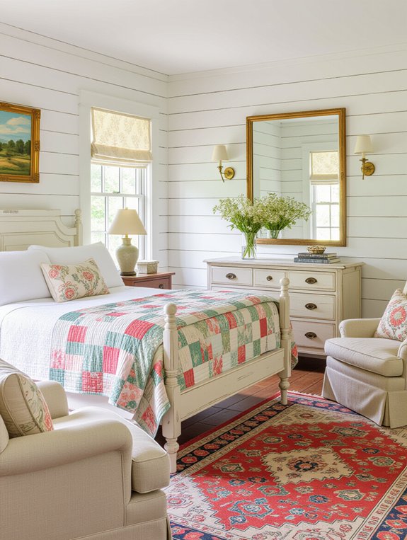 vintage furniture adds charm