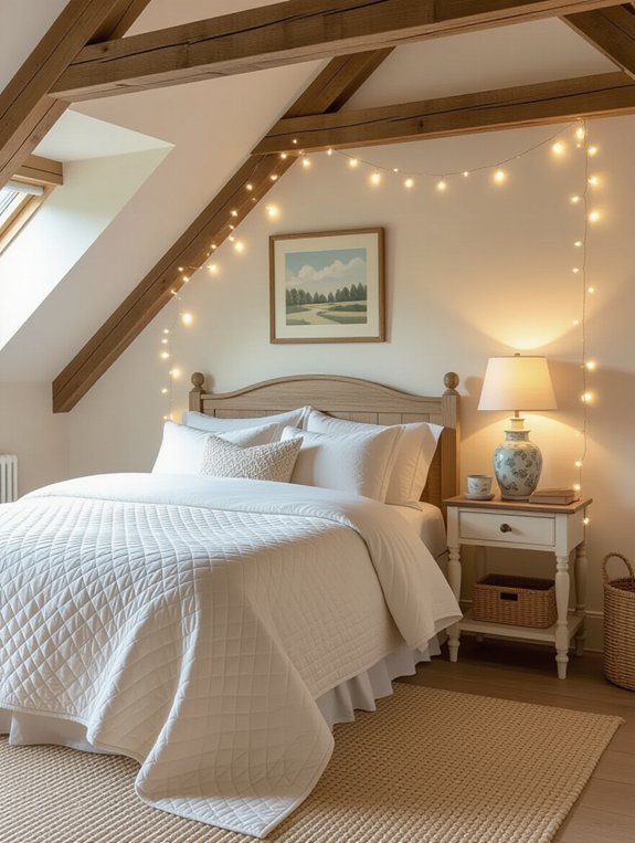 cozy lighting enhances atmosphere