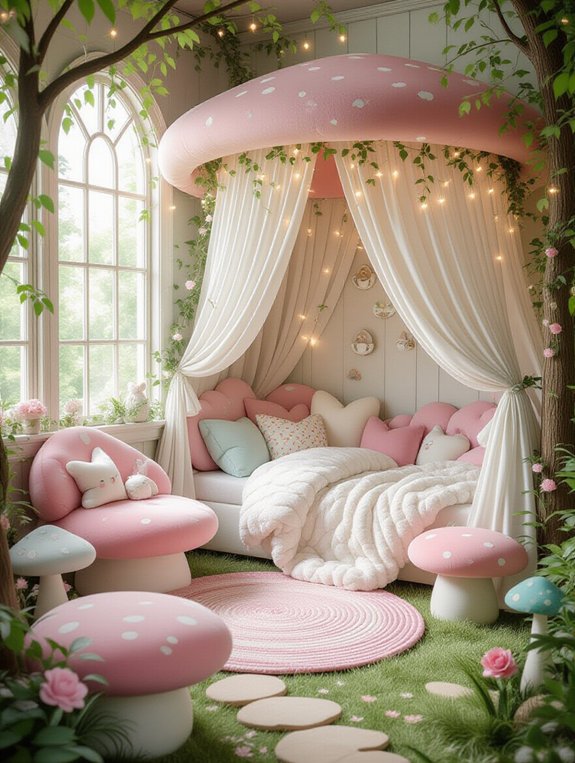 cozy nature-inspired bedroom