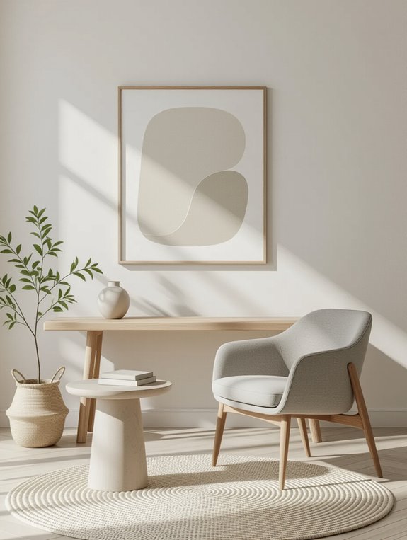 serene simple clean retreat