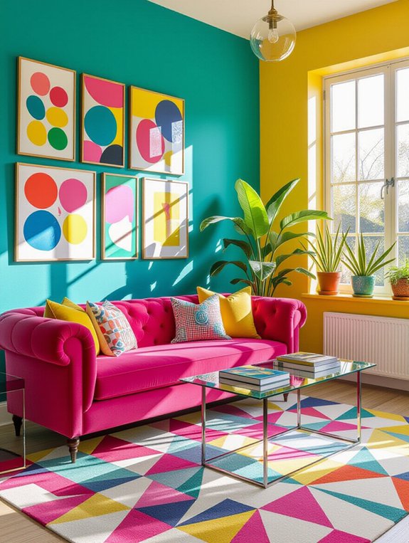 vibrant expressive playful interiors