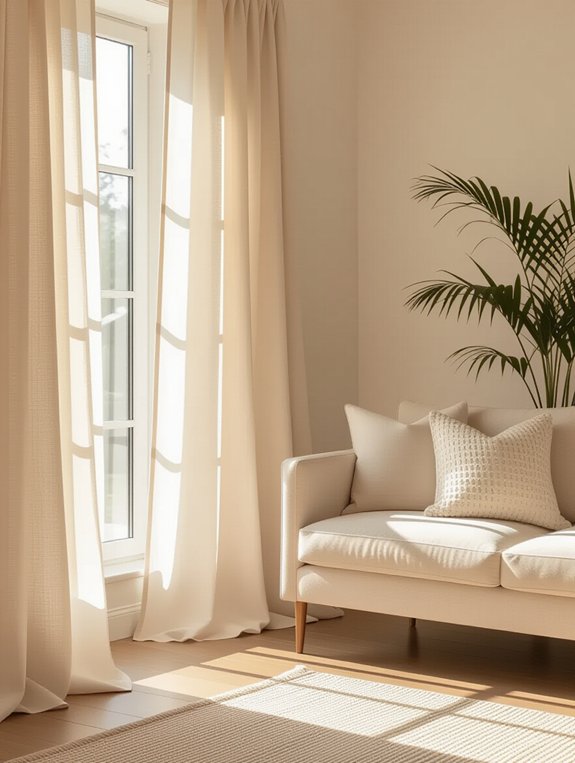 elegant curtains and drapes
