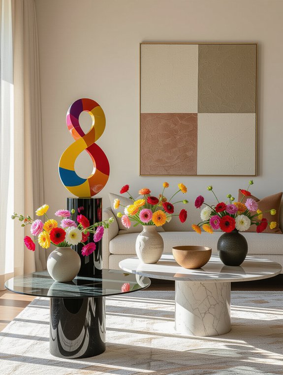artistic table centerpieces