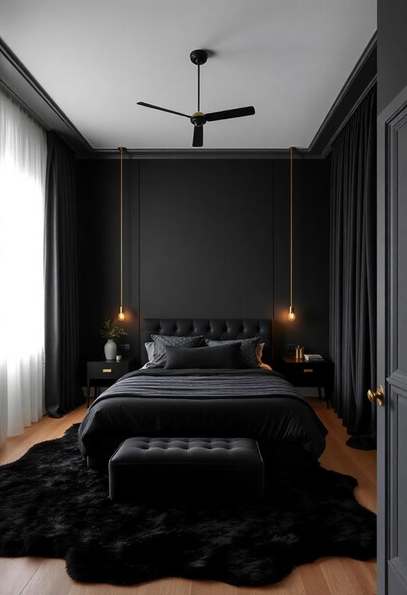 sleek matte black aesthetics