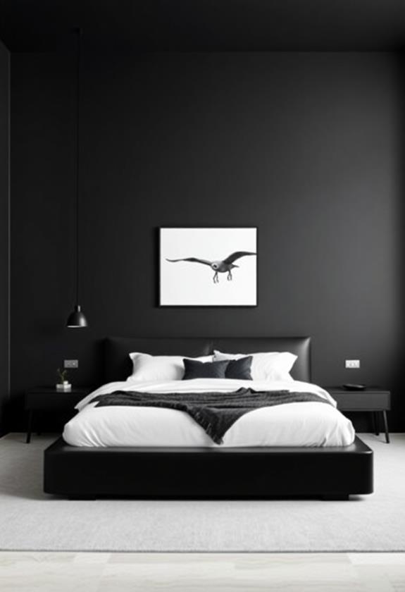 elegant black minimalist design