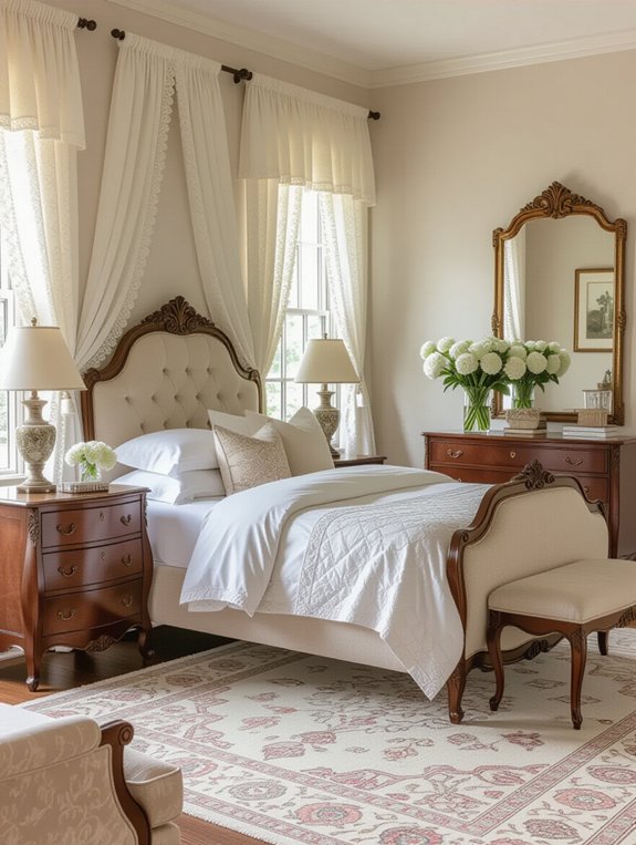 vintage beige furniture