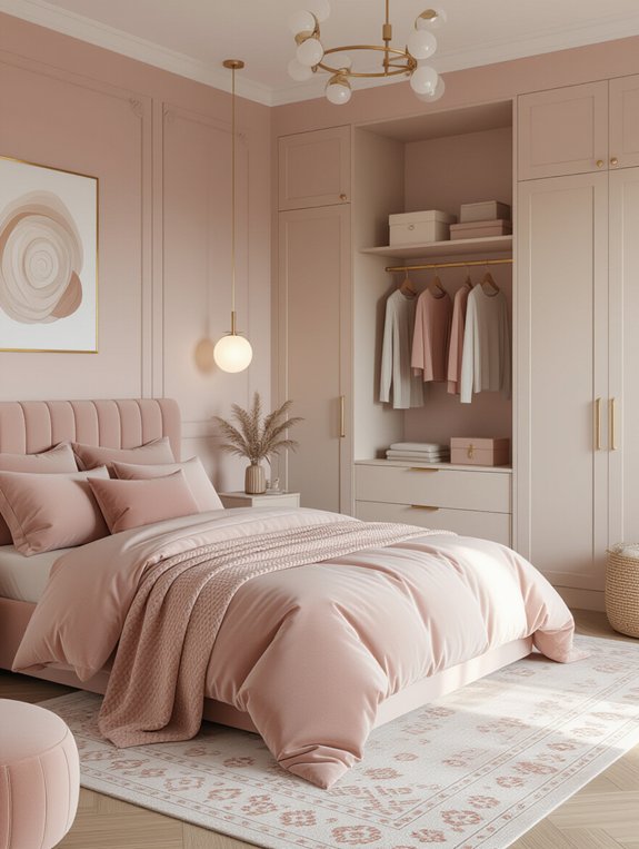 soft romantic bedroom ambiance