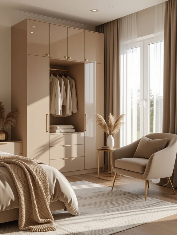 cozy warm taupe combinations