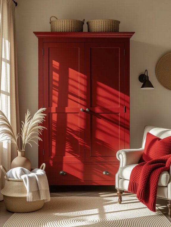 inviting earthy bedroom accents