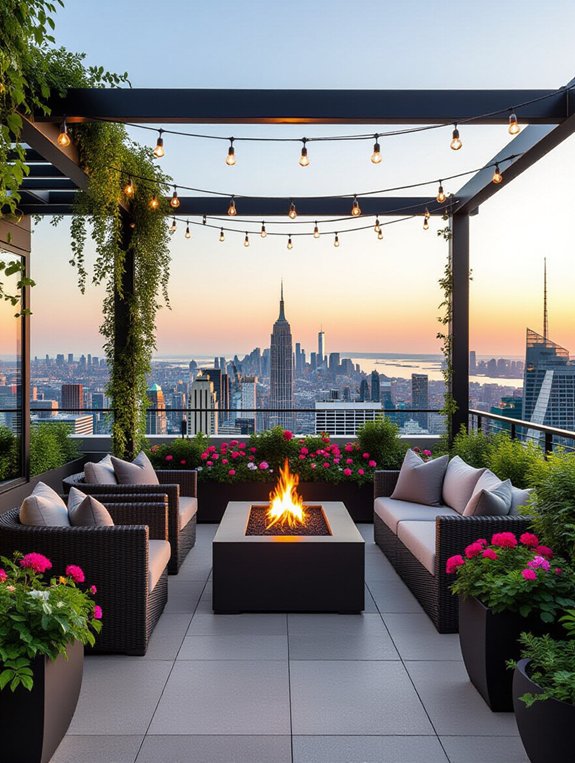multi-level rooftop zones