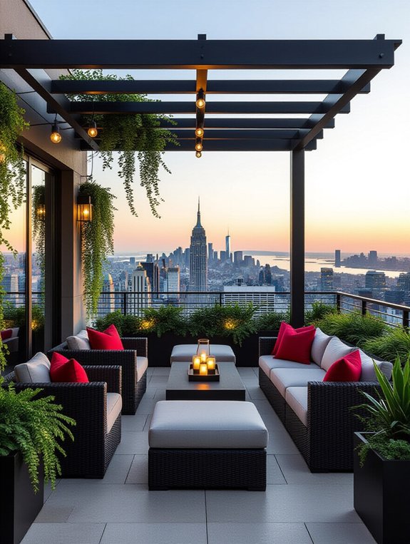 pergola rooftop lounge