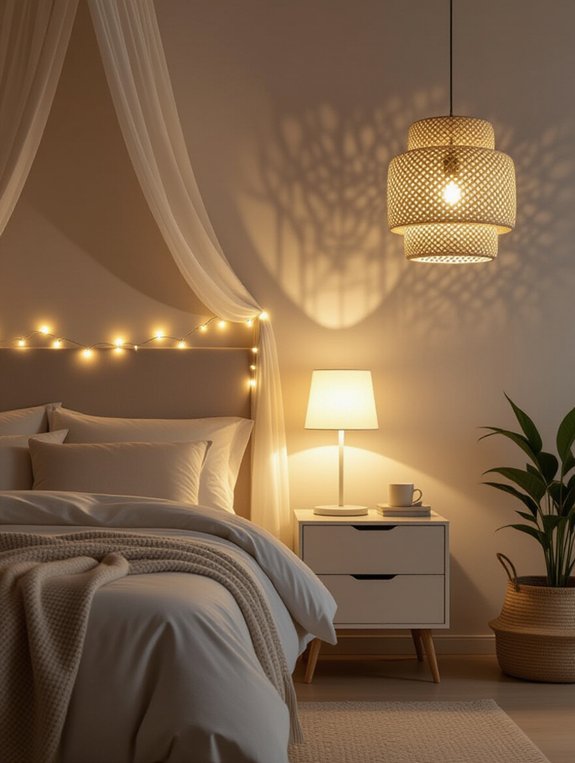 ambient bedroom lighting ideas