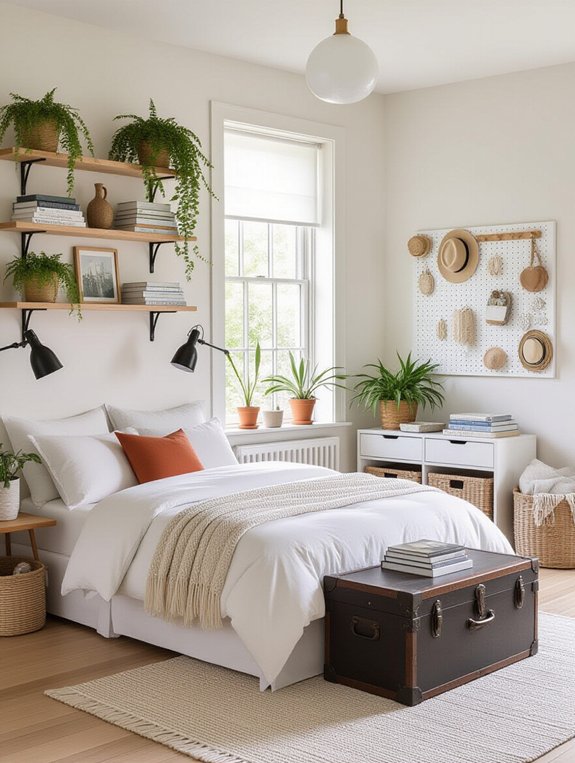 efficient bedroom storage ideas