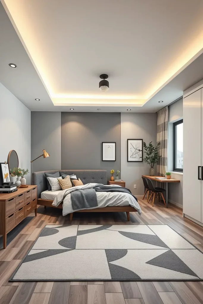 Textured Neutral Bedroom