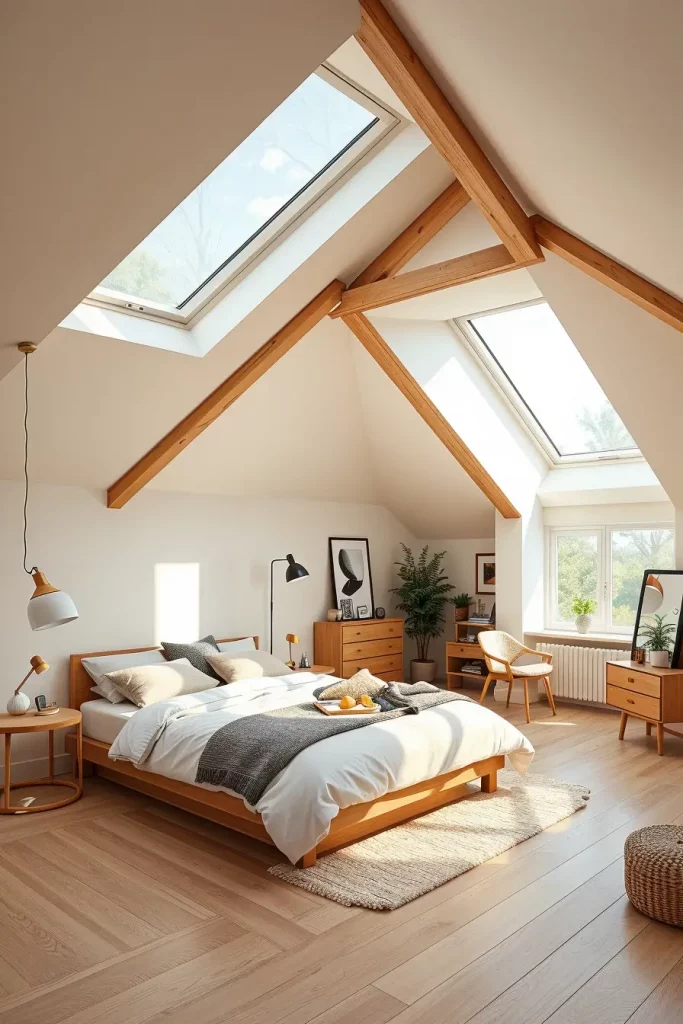 Natural Light in Attic Bedroom