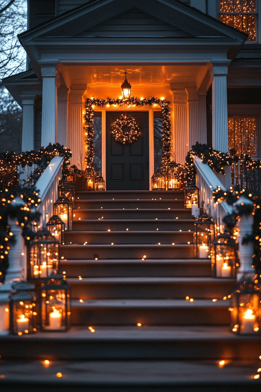 Twinkling Lights Porch Magic