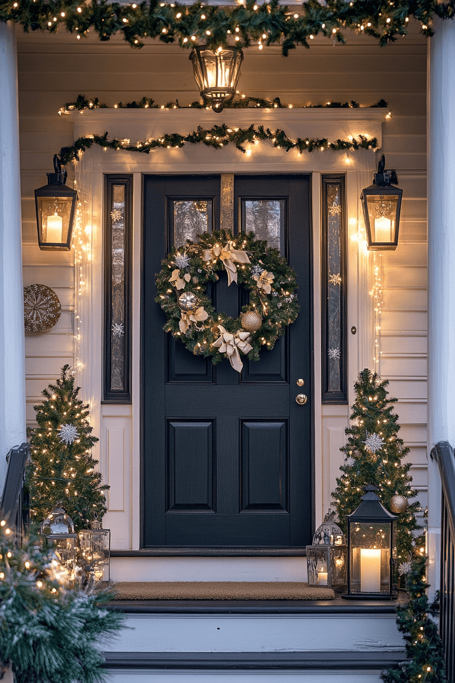 Charming Christmas Doorway