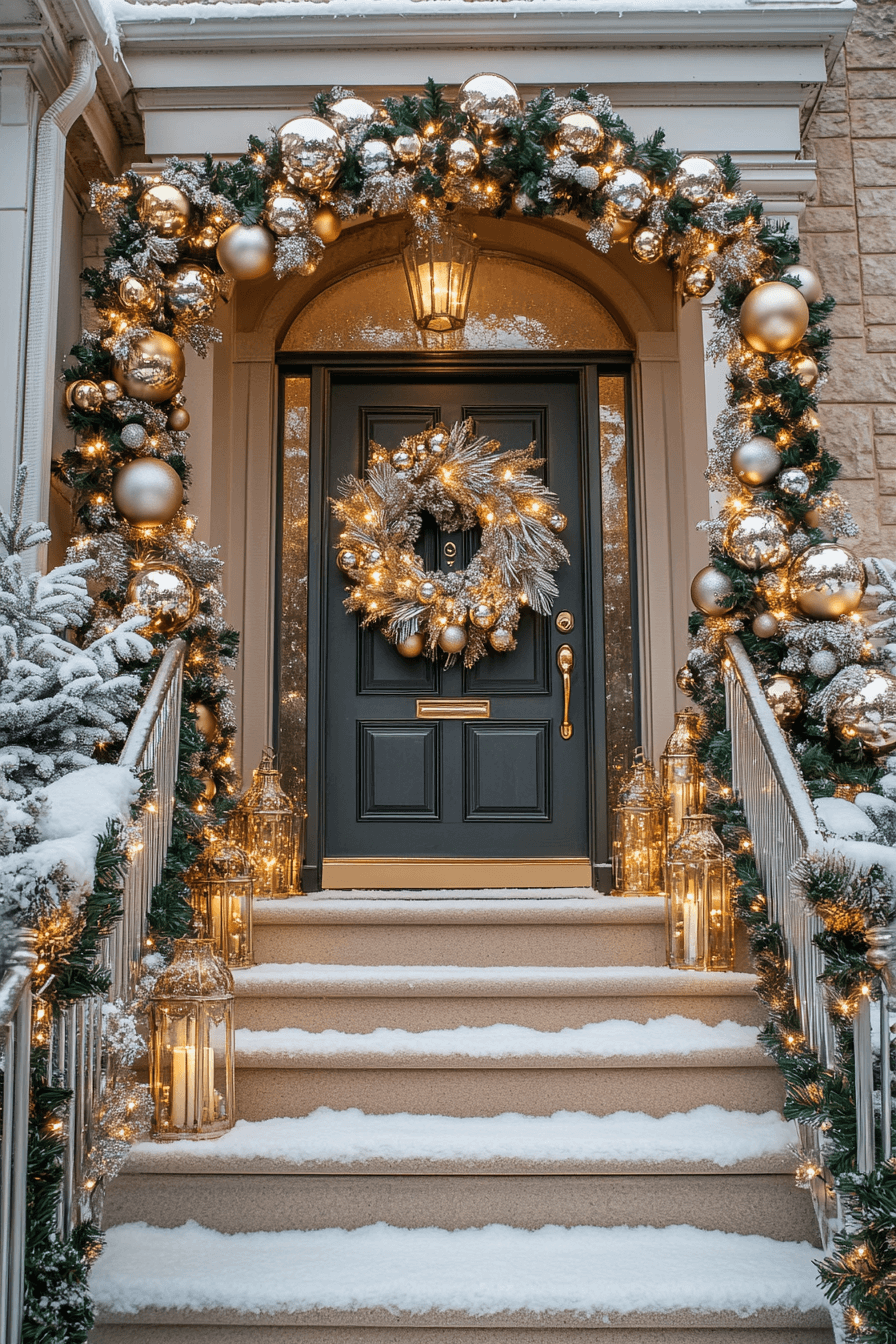 Luxurious Holiday Porch Design