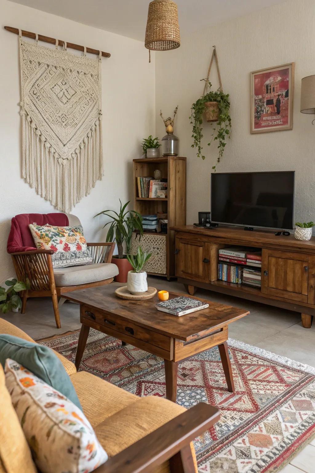 Upcycling and DIY projects bring a personal touch to your living space.