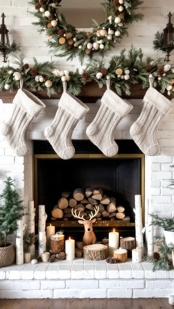 Woodland-Inspired Hearth