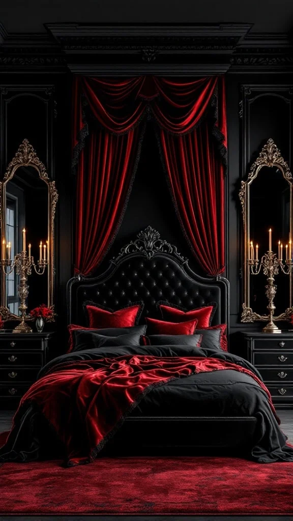 Velvet and Lace Gothic Sophistication