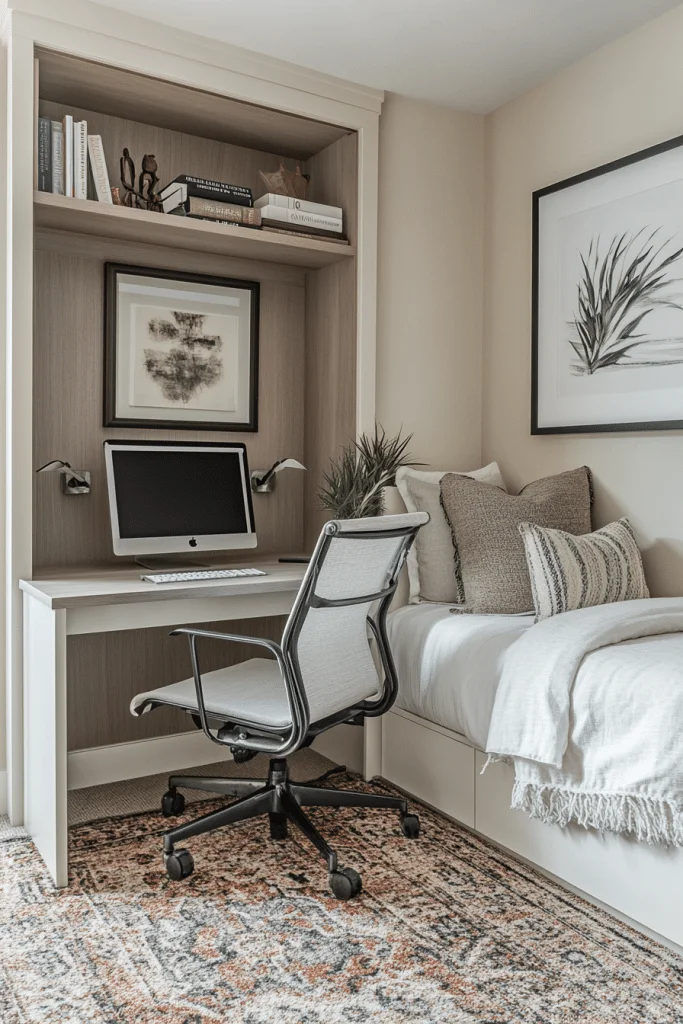 Sleek Minimalist Dual-Purpose Space