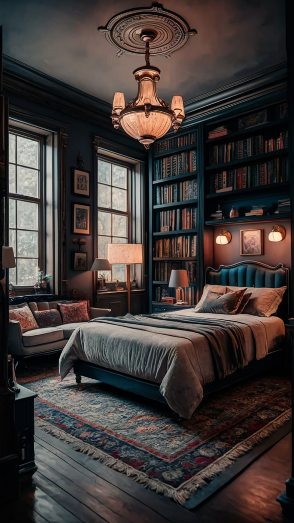 Dark Academia Bedroom Color Palette