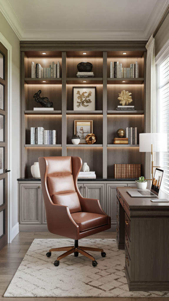 Minimalistic home office furniture