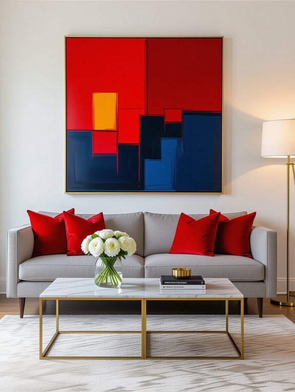 vibrant wall art transforming room ambiance