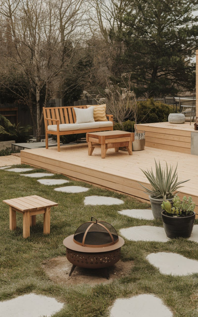 Repurposed outdoor furniture