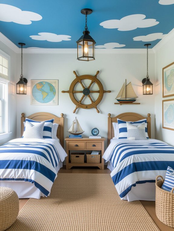 nautical themed bedroom decor