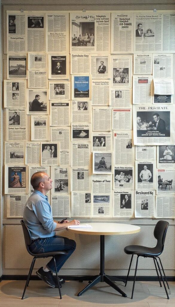 Book Page Wall Backdrop