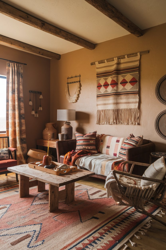 Modern Western Living Room with Neutral Tones