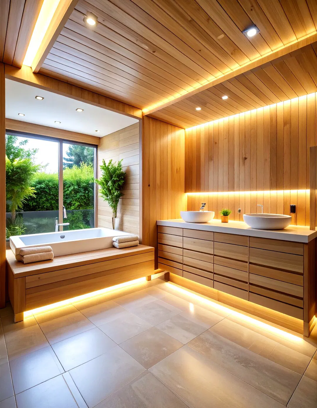 Indoor Infrared Cedar Sauna with Glass Panels