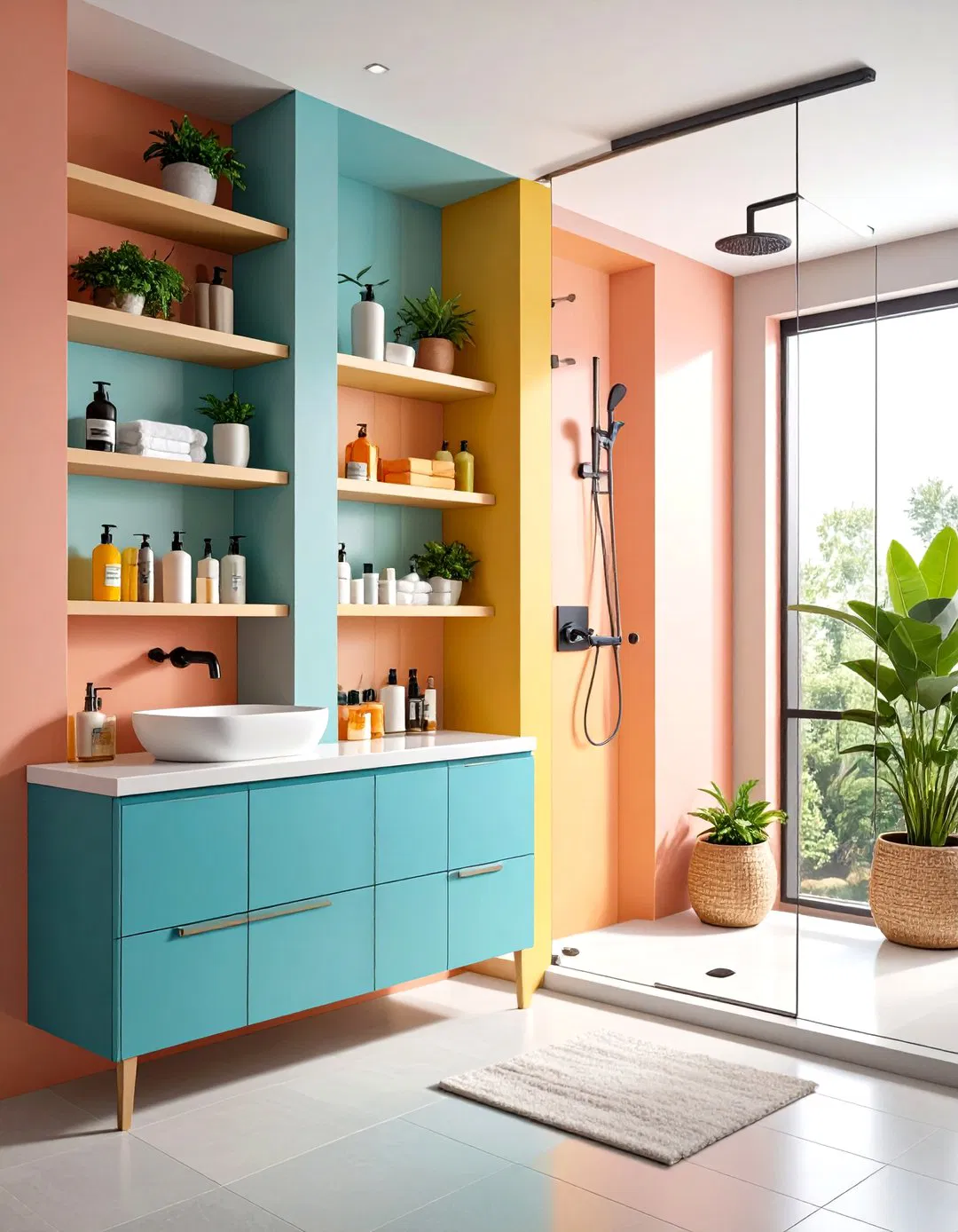 Built-In Shower Niches