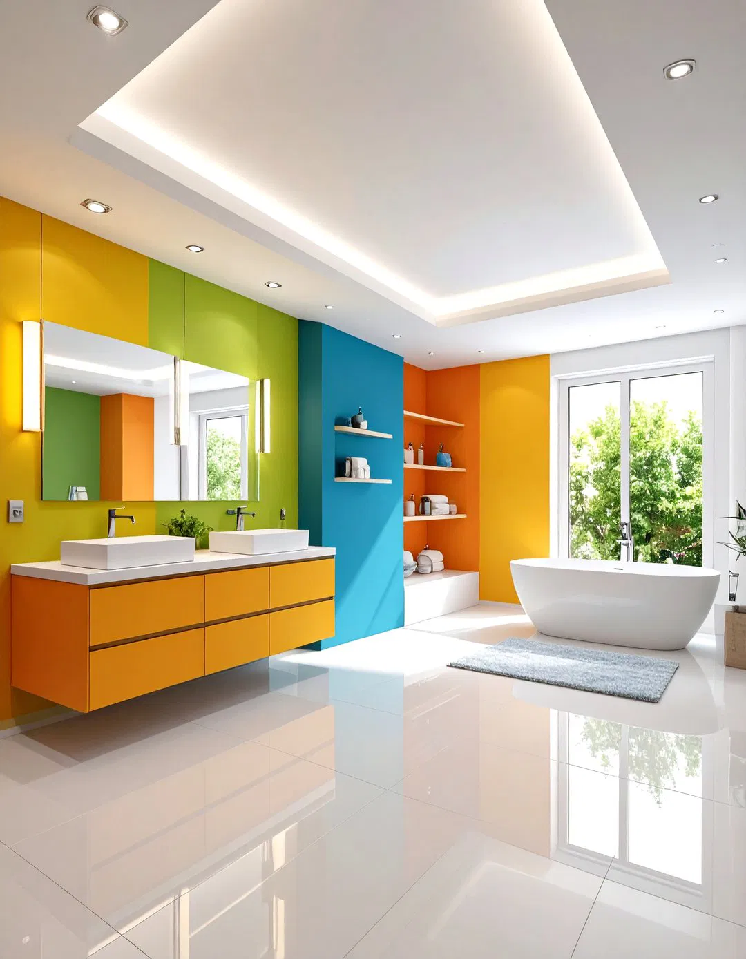 Recessed LED Ceiling Spotlights with Dimmer Control