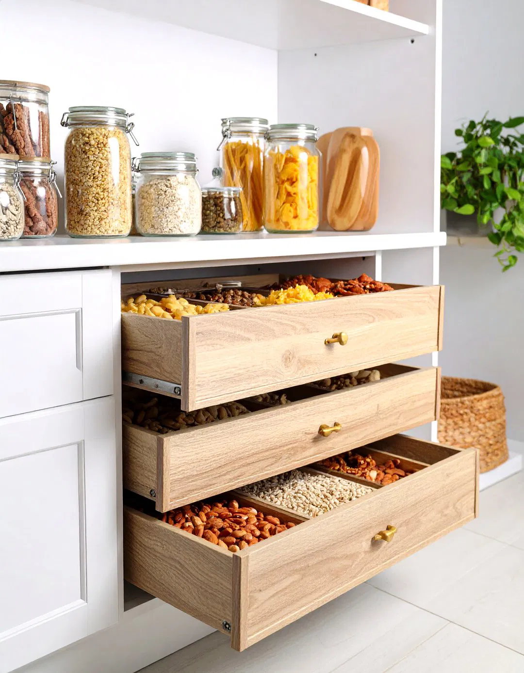 Pull Out Drawer System Pantry - 24 Small Pantry Ideas