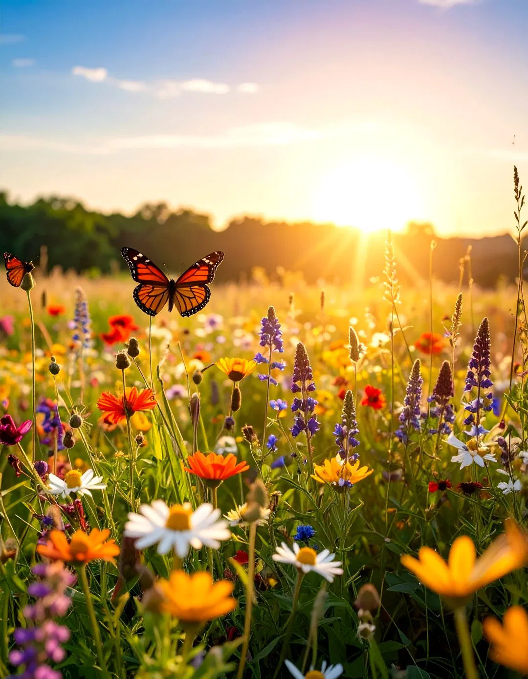 Native Wildflower Meadow Garden
