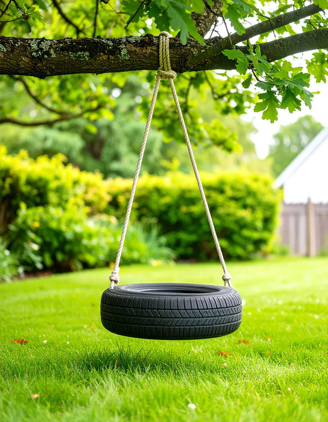 Classic Vertical Rope Tire Swing