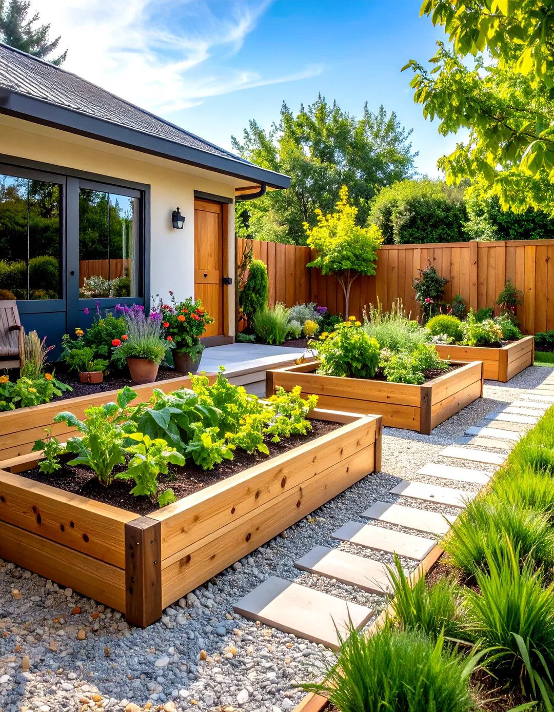 Elevated Kitchen Garden Beds